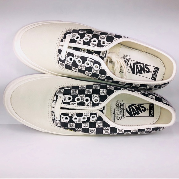 Vans Other - Vans Authentic LX Spongebob Beige & Black Sneakers